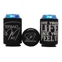 Load image into Gallery viewer, Live Life Like You Feel It Koozie (Black)